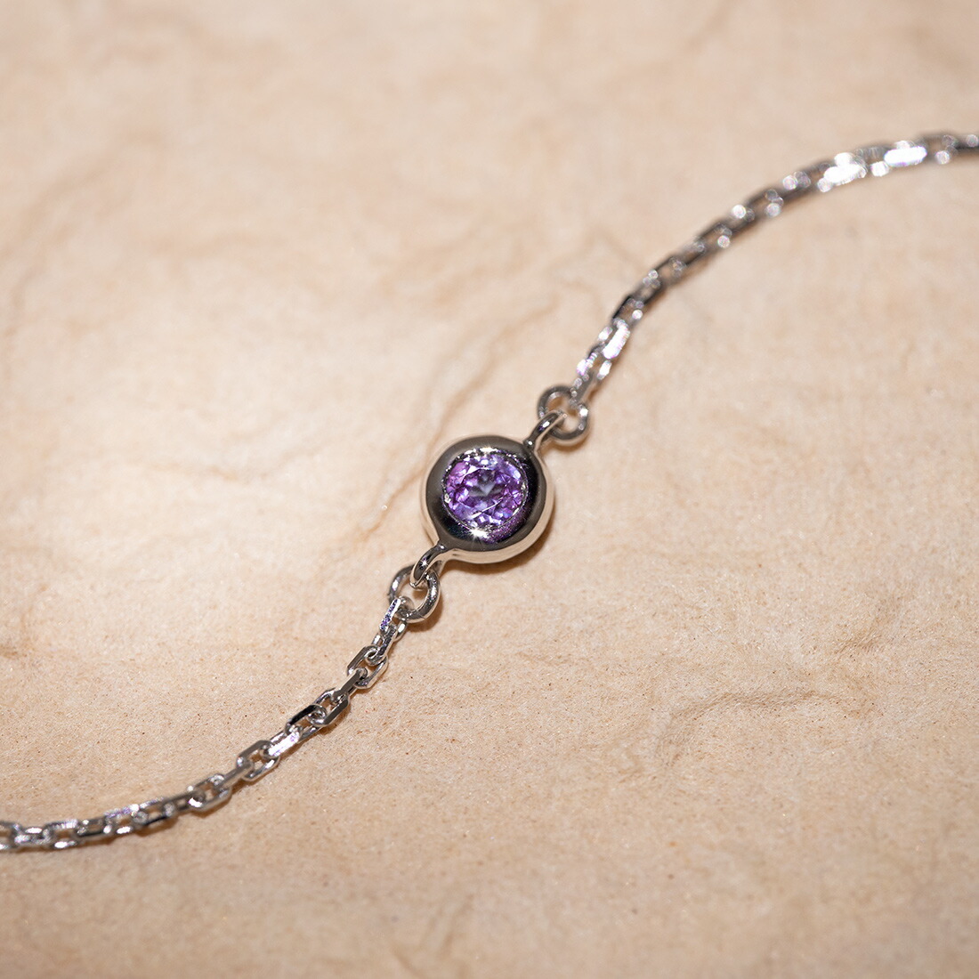 umu -アム- FINE JEWELRY STUIDIOアレキサンドライト ブレスレット 「rullare」br0006_kanban2.jpg