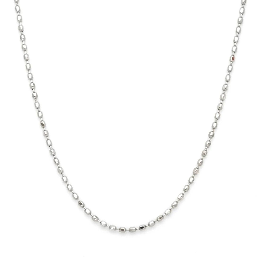 umu -アム- FINE JEWELRY STUIDIOカットボールチェーン 40cmch0002_wg.jpg