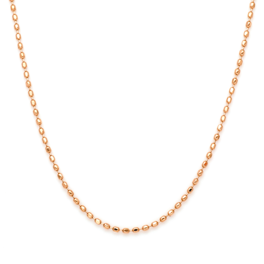 umu -アム- FINE JEWELRY STUIDIOカットボールチェーン 45cm フリーアジャスターch0005_pg.jpg