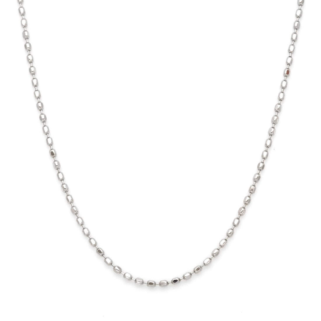 umu -アム- FINE JEWELRY STUIDIOカットボールチェーン 45cm フリーアジャスターch0005_wg.jpg