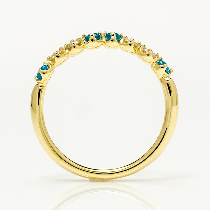 umu -アム- FINE JEWELRY STUIDIOネオンブルーアパタイト ダイヤモンド リング 「stellato」cr0004_s2.jpg