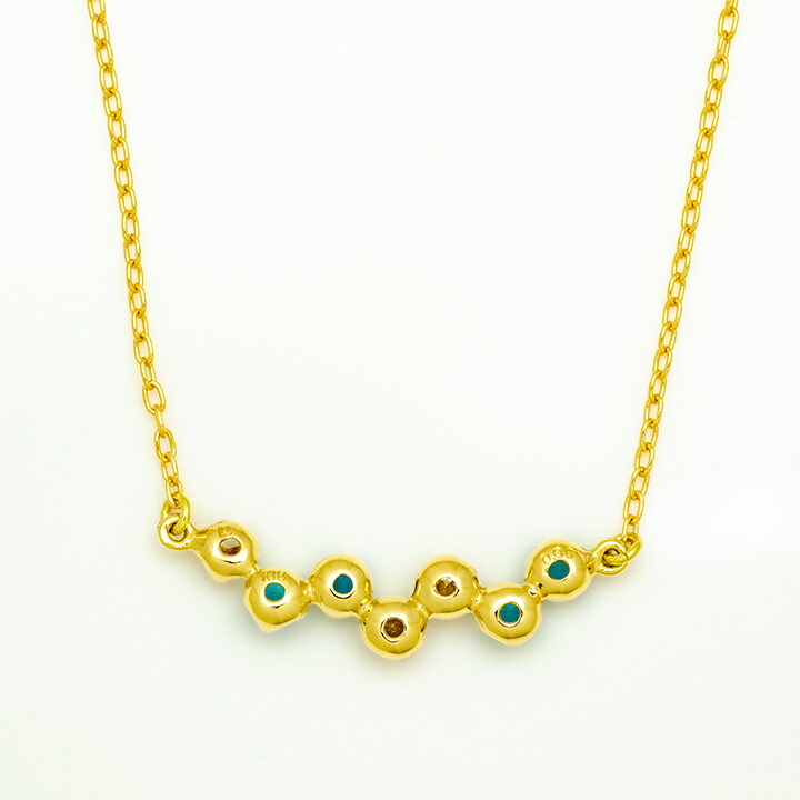 umu -アム- FINE JEWELRY STUIDIOネオンブルーアパタイト ダイヤ ネックレス 「stellato」cr0008_u.jpg