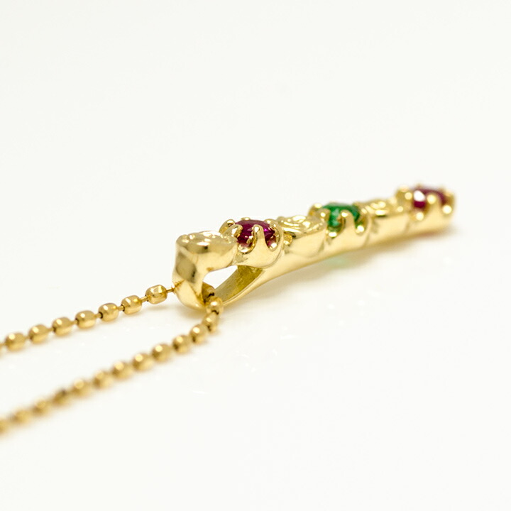umu -アム- FINE JEWELRY STUIDIOルビー エメラルド ペンダントトップ 「rosa」imgrc0078597450.jpg