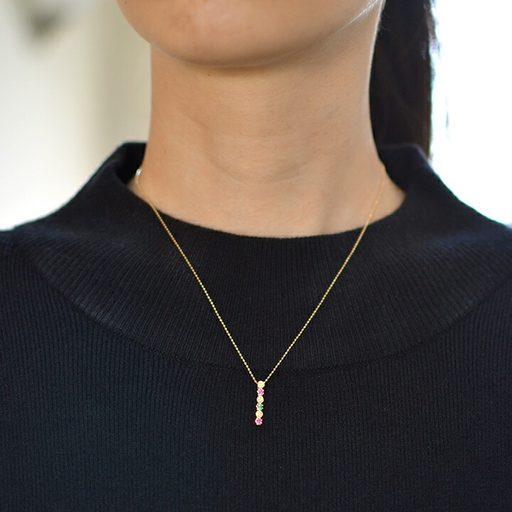 umu -アム- FINE JEWELRY STUIDIOルビー エメラルド ペンダントトップ 「rosa」imgrc0078597452.jpg