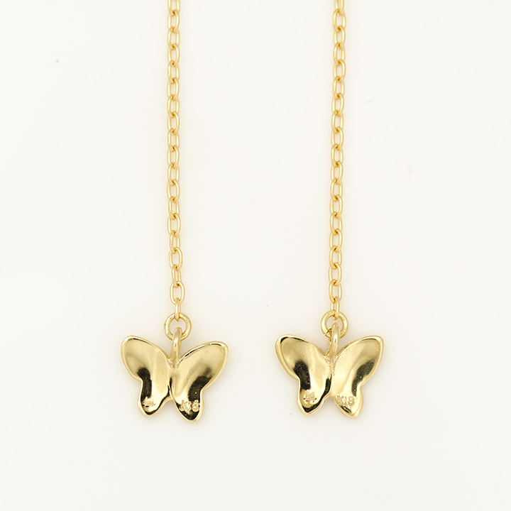 umu -アム- FINE JEWELRY STUIDIOバタフライモチーフ スイングキャッチ 「farfalla」ct0010_u.jpg