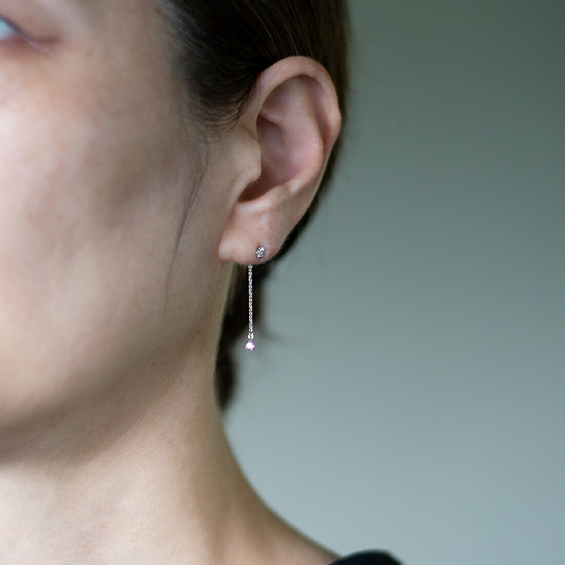 umu -アム- FINE JEWELRY STUIDIOピンクトルマリン ハート スイングキャッチ 「cocco」ct0015_i2.jpg