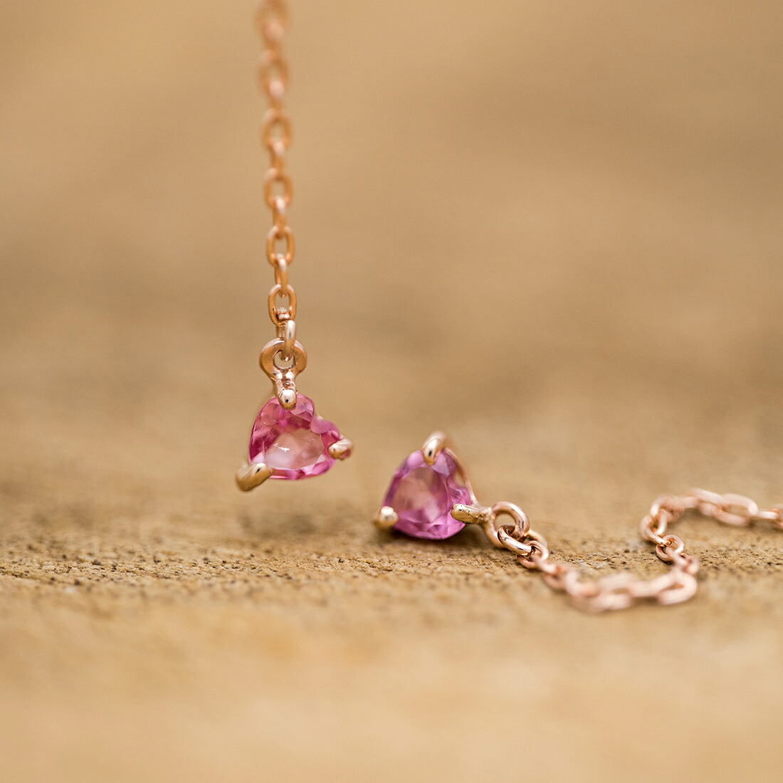umu -アム- FINE JEWELRY STUIDIOピンクトルマリン ハート スイングキャッチ 「cocco」ct0015_kanban2.jpg