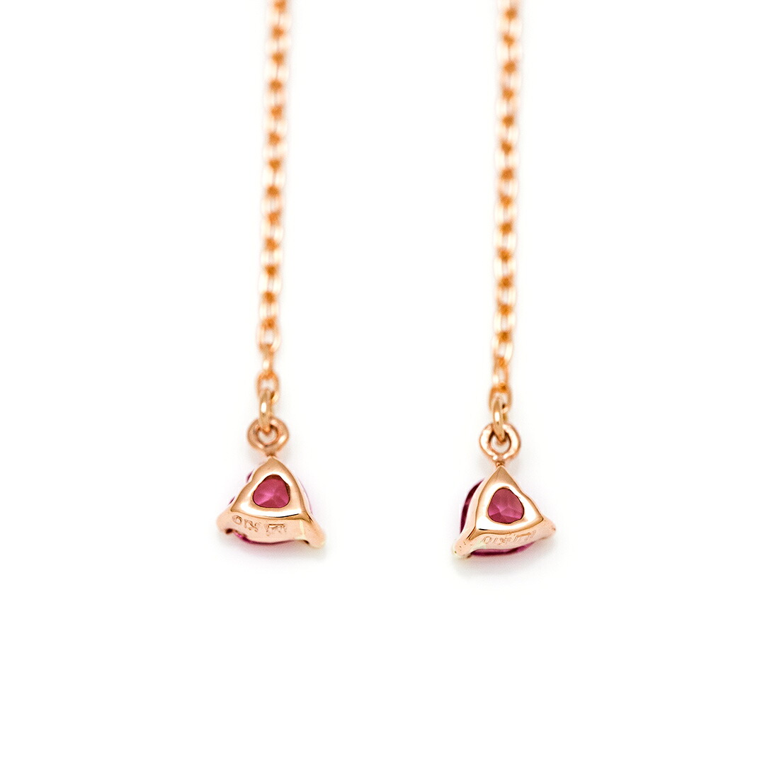 umu -アム- FINE JEWELRY STUIDIOピンクトルマリン ハート スイングキャッチ 「cocco」ct0015_u.jpg