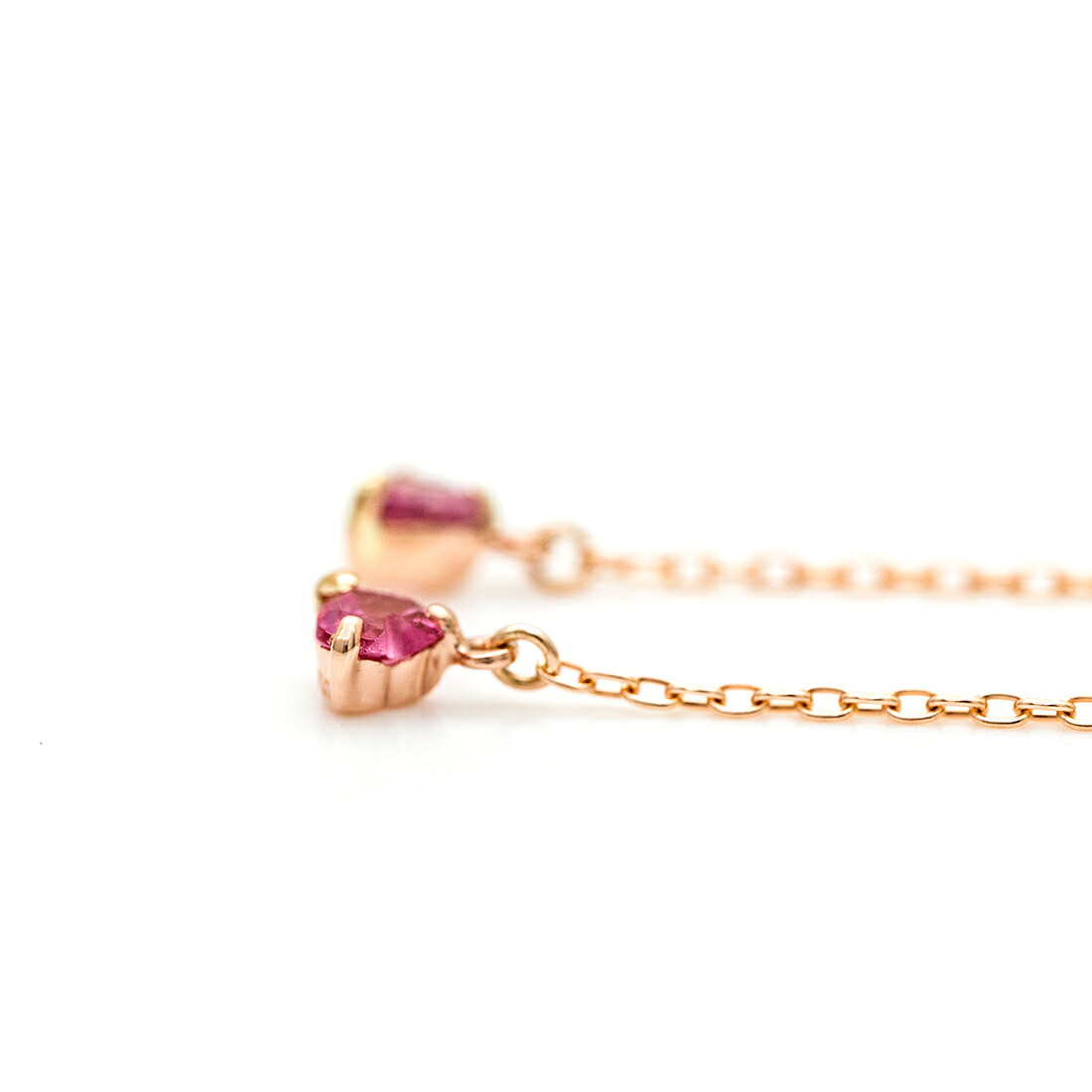 umu -アム- FINE JEWELRY STUIDIOピンクトルマリン ハート スイングキャッチ 「cocco」ct0015_y.jpg