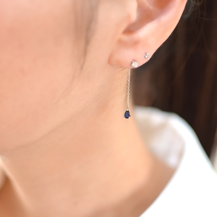 umu -アム- FINE JEWELRY STUIDIOブルーサファイア スイング キャッチ 「sgrondare」ct0019_i3.jpg