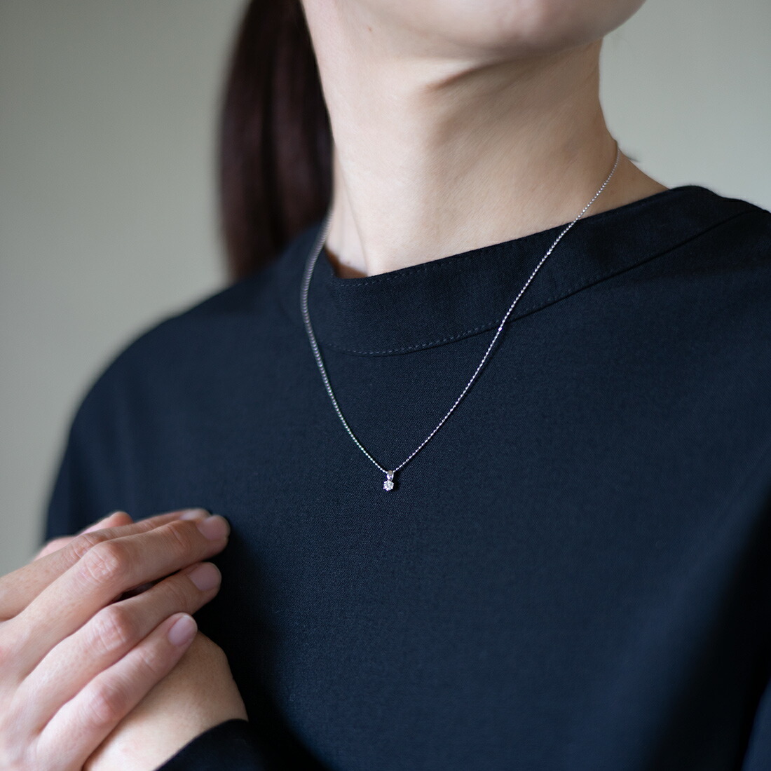 umu -アム- FINE JEWELRY STUIDIOダイヤモンド 0.1ct ペンダントトップdj0001_i3.jpg