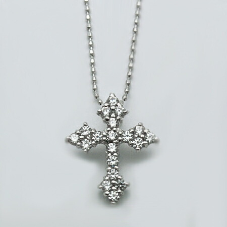 umu -アム- FINE JEWELRY STUIDIOダイヤモンド 0.3ct クロス ペンダントトップimg61298075.jpg