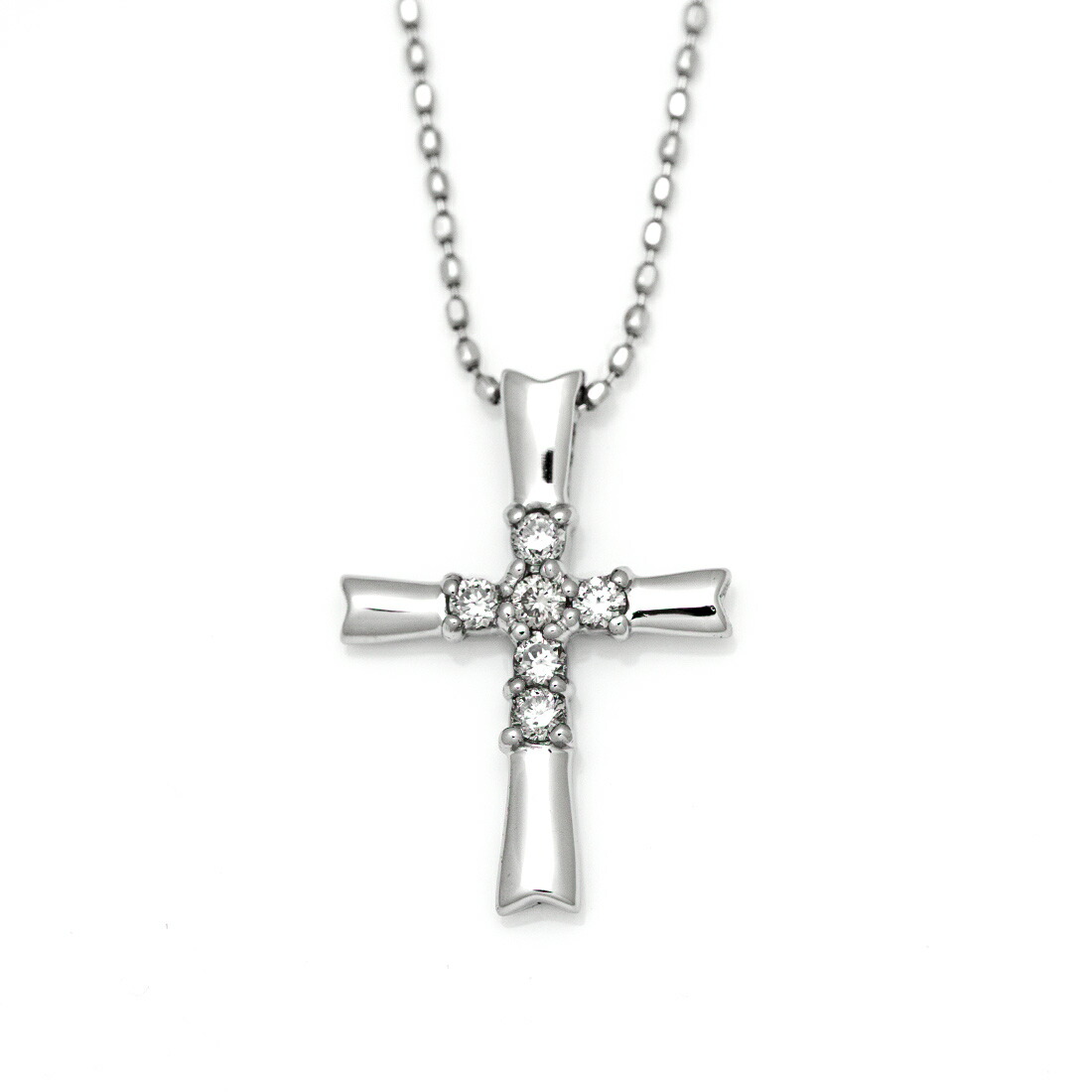 umu -アム- FINE JEWELRY STUIDIOダイヤモンド 0.1ct クロス ペンダントトップdj0006_m.jpg