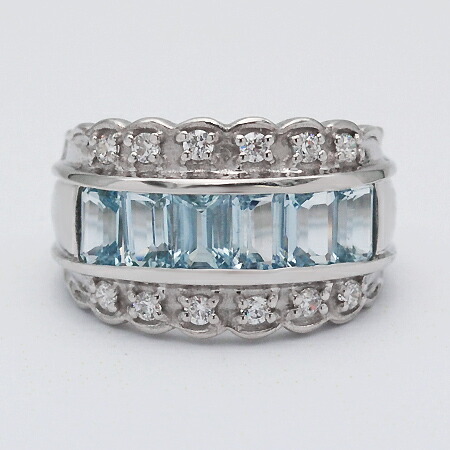 umu -アム- FINE JEWELRY STUIDIOアクアマリン 1.5ct ダイヤモンド リングimg61497444.jpg