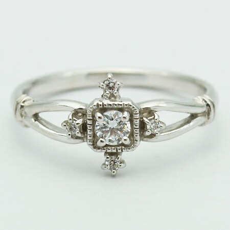 umu -アム- FINE JEWELRY STUIDIOダイヤモンド 0.16ct クロス リングimg62488997.jpg