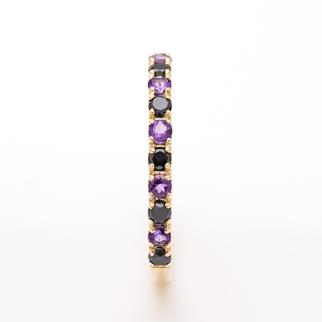 umu -アム- FINE JEWELRY STUIDIOK18 アメシスト ブラックダイヤモンド エタニティーリングet0060_y1.jpg