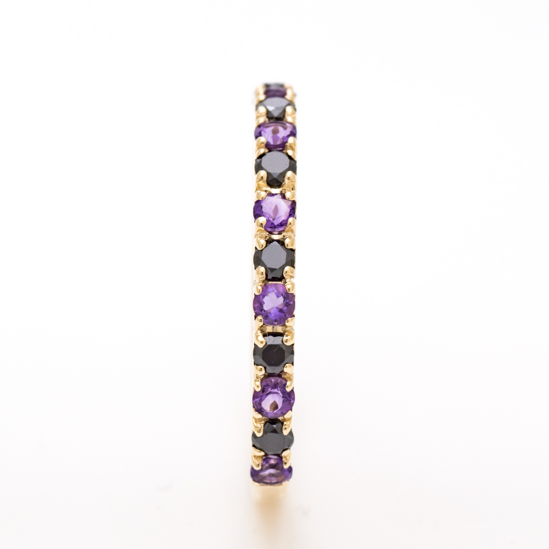 umu -アム- FINE JEWELRY STUIDIOK18 アメシスト ブラックダイヤモンド エタニティーリングet0060_y2.jpg
