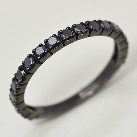 umu -アム- FINE JEWELRY STUIDIOK18 ブラックダイヤモンド エタニティーリングet0106_kanban2.jpg