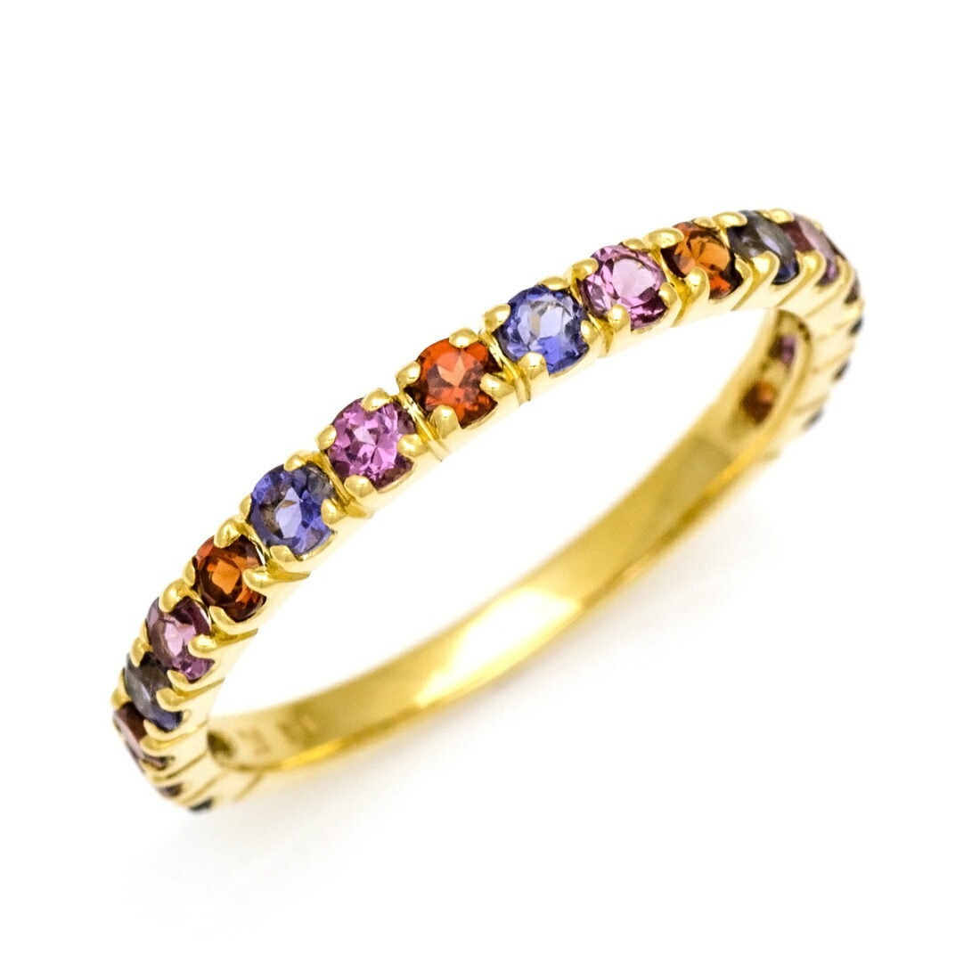 umu -アム- FINE JEWELRY STUIDIOK18 ガーベラカラー エタニティーリングet0123.jpg