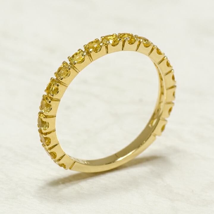 umu -アム- FINE JEWELRY STUIDIOK18 イエローベリル エタニティーリングet0162_kanban2.jpg