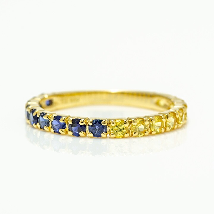 umu -アム- FINE JEWELRY STUIDIOブルーサファイア イエローサファイア エタニティーリングet0179_m.jpg