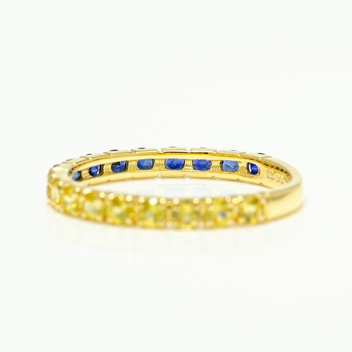 umu -アム- FINE JEWELRY STUIDIOブルーサファイア イエローサファイア エタニティーリングet0179_u.jpg