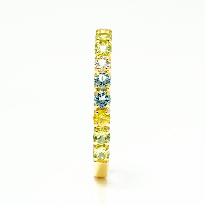 umu エタニティーリング クロムスフェーン ゴールド K18 9号 K18