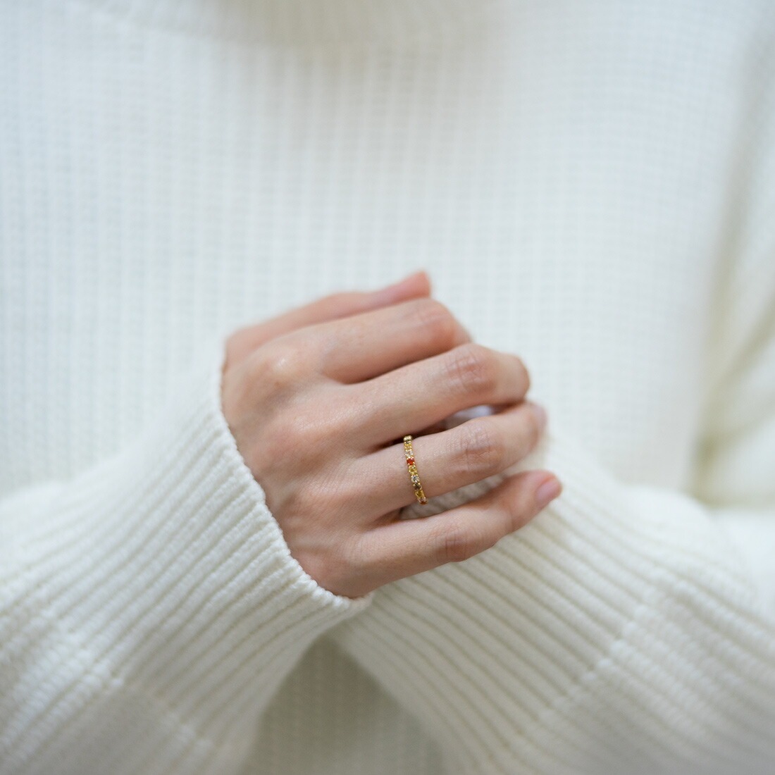 umu -アム- FINE JEWELRY STUIDIOオカメインコカラー エタニティーリングet0186_i2.jpg
