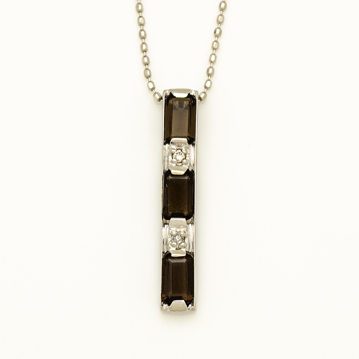 umu -アム- FINE JEWELRY STUIDIOK10 スモーキークォーツ ダイヤモンド ペンダントトップ 「lucente」kk0081_m.jpg