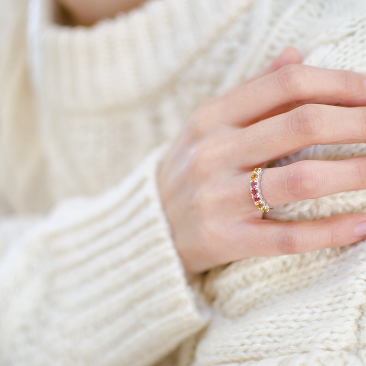 umu -アム- FINE JEWELRY STUIDIOグラデーションカラー リングkk0333_i3.jpg