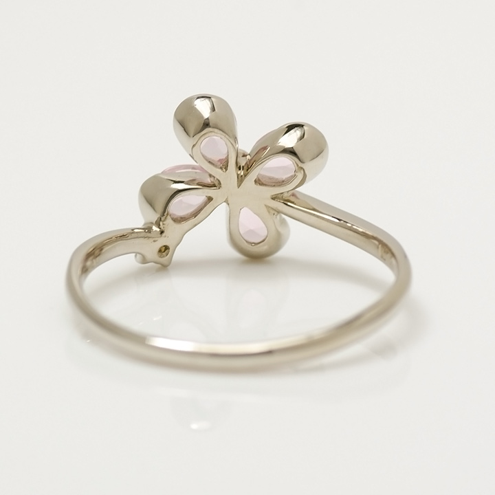 umu -アム- FINE JEWELRY STUIDIOK10 ピンククォーツ ダイヤモンド リングkk0361_u.jpg