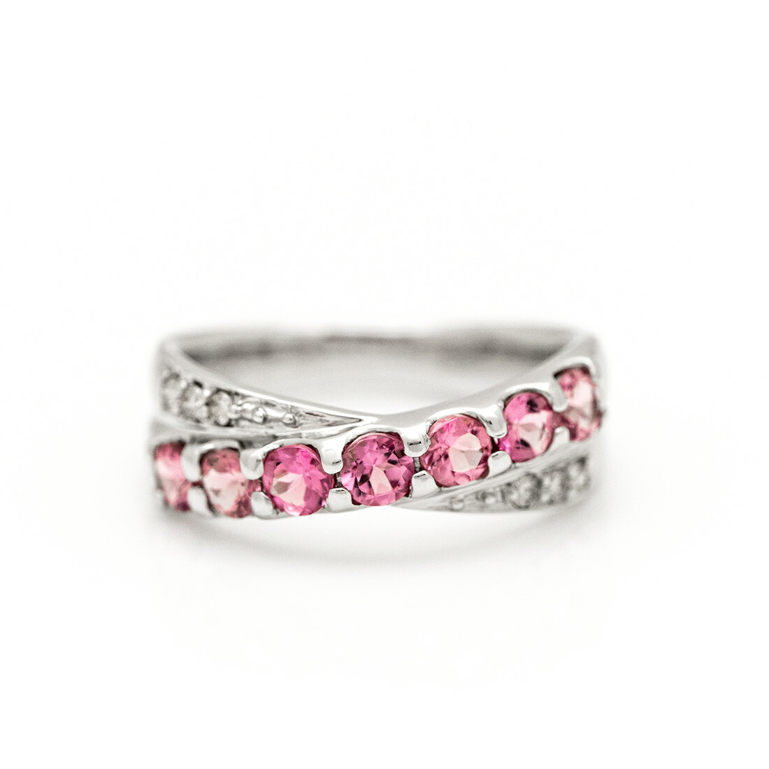 umu -アム- FINE JEWELRY STUIDIOピンクトルマリン ダイヤモンド リングkk0377_m.jpg