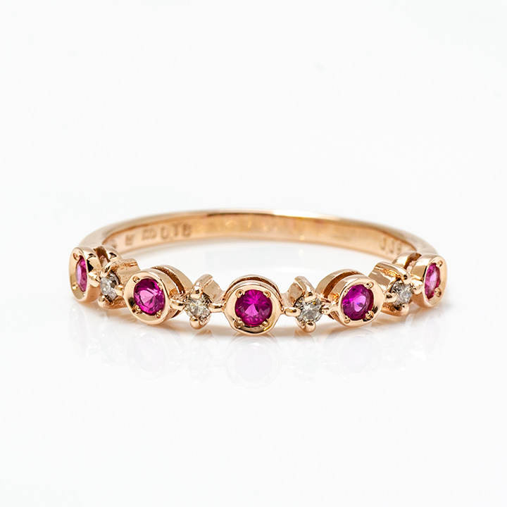 umu -アム- FINE JEWELRY STUIDIOK10 ルビー ダイヤモンド リングkk0397_m.jpg