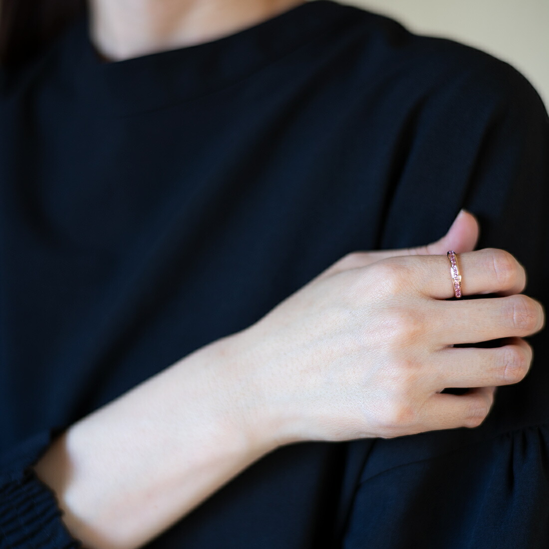 umu -アム- FINE JEWELRY STUIDIOピンクサファイア リングkk0401_i3.jpg