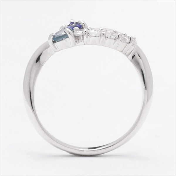 umu -アム- FINE JEWELRY STUIDIOK10 ブルーグラデーション リングkk0429_s.jpg