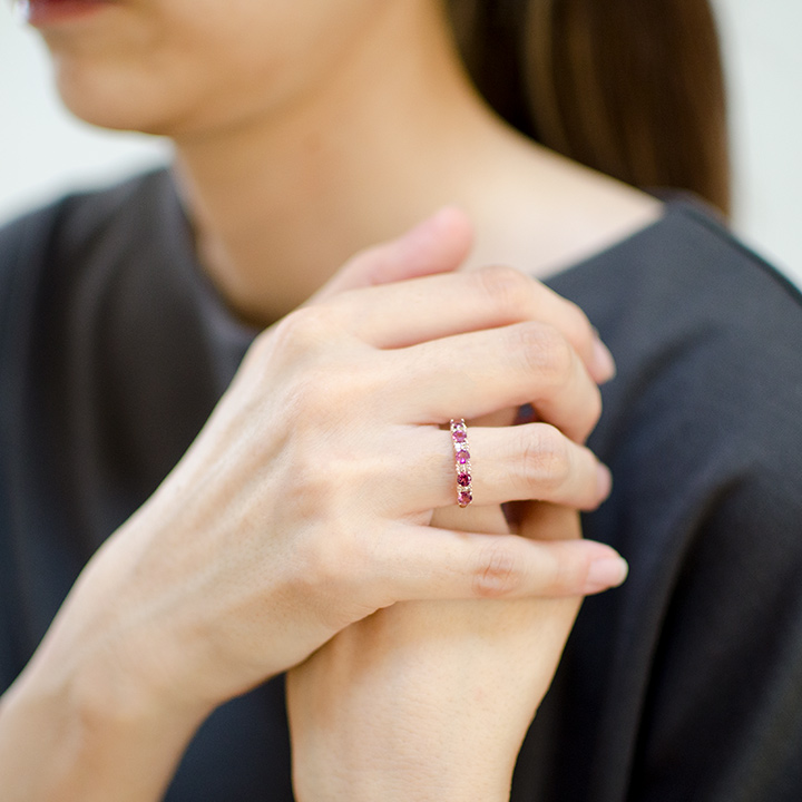 umu -アム- FINE JEWELRY STUIDIOロードライトガーネット ダイヤモンドリングkk0449_i2.jpg