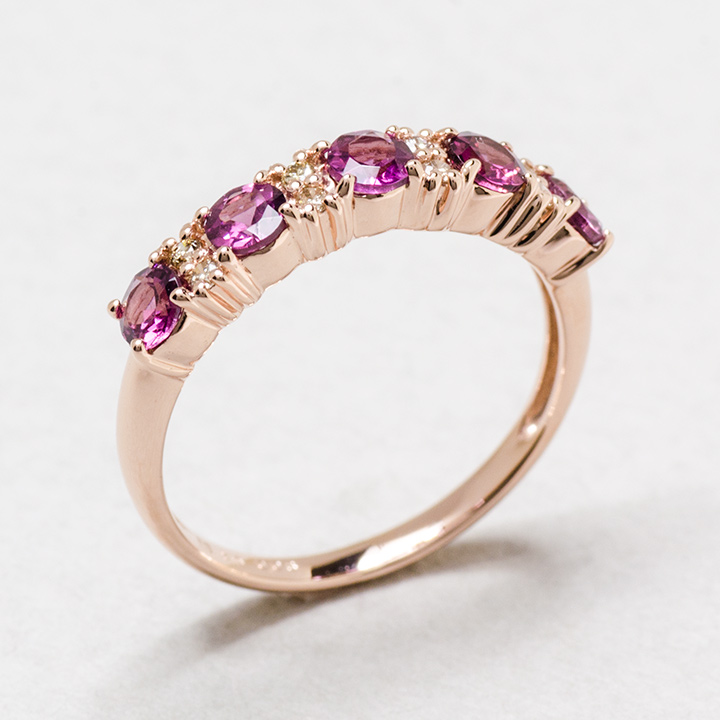 umu -アム- FINE JEWELRY STUIDIOロードライトガーネット ダイヤモンドリングkk0449_kanban2.jpg