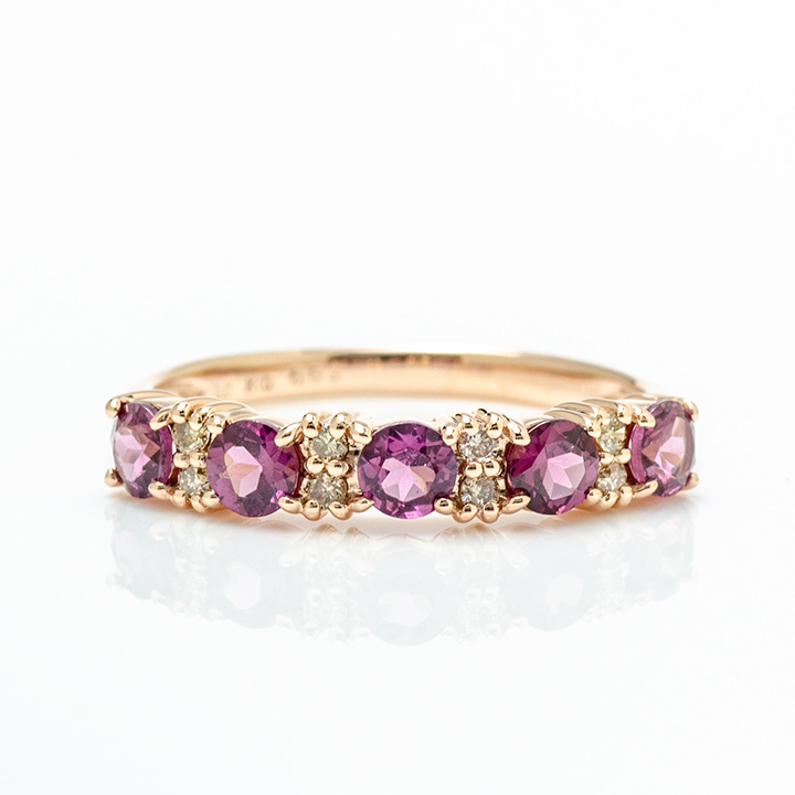 umu -アム- FINE JEWELRY STUIDIOロードライトガーネット ダイヤモンドリングkk0449_m.jpg