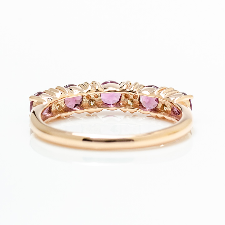 umu -アム- FINE JEWELRY STUIDIOロードライトガーネット ダイヤモンドリングkk0449_u.jpg