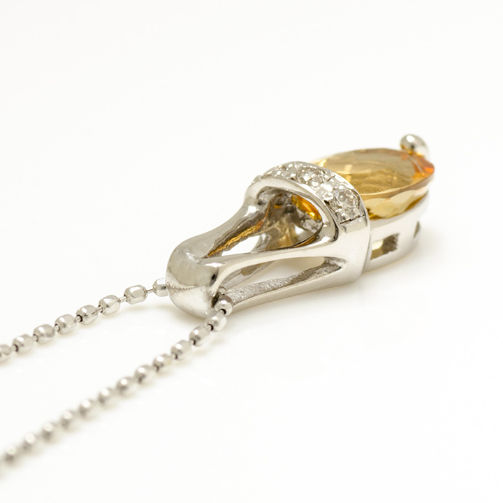 umu -アム- FINE JEWELRY STUIDIOK18 インペリアルトパーズ ダイヤモンド ペンダントトップkk0476_s.jpg