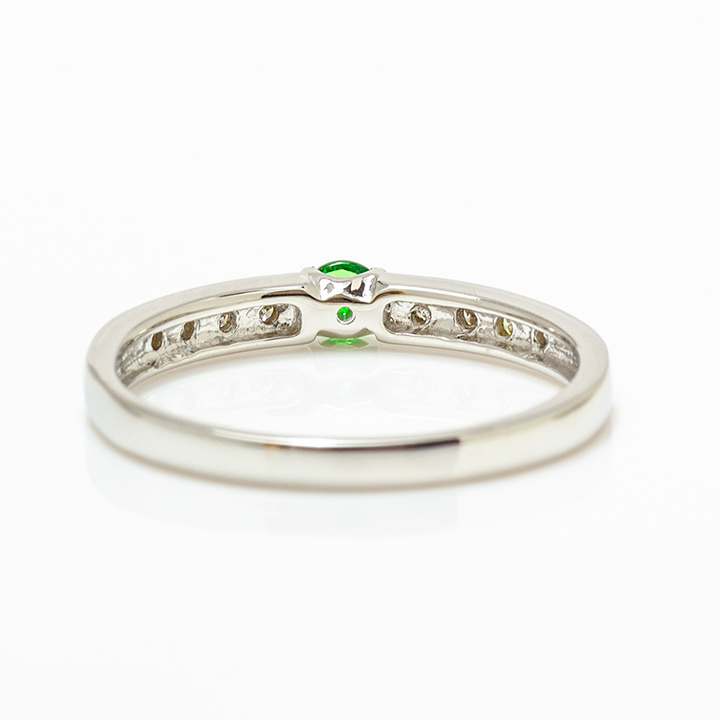 umu -アム- FINE JEWELRY STUIDIOグリーンガーネット ダイヤモンド リングkk0477_u.jpg