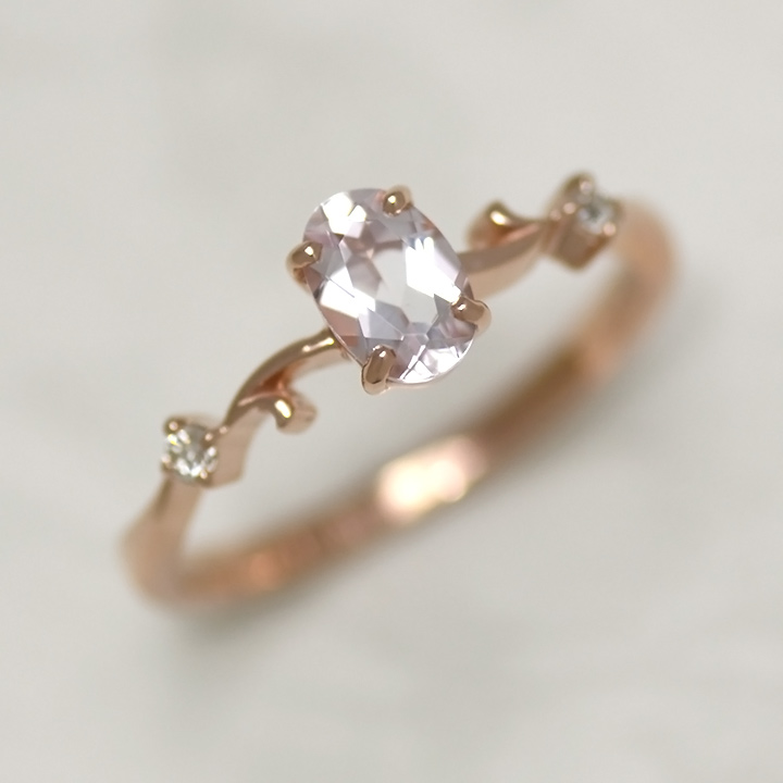 umu -アム- FINE JEWELRY STUIDIOK10 モルガナイト ダイヤモンド リングkk0480_kanban2.jpg