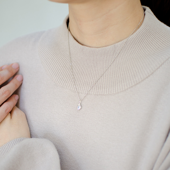 umu -アム- FINE JEWELRY STUIDIOK10 ブルームーンストーン ダイヤモンド ハート ペンダントトップkk0483_i3.jpg