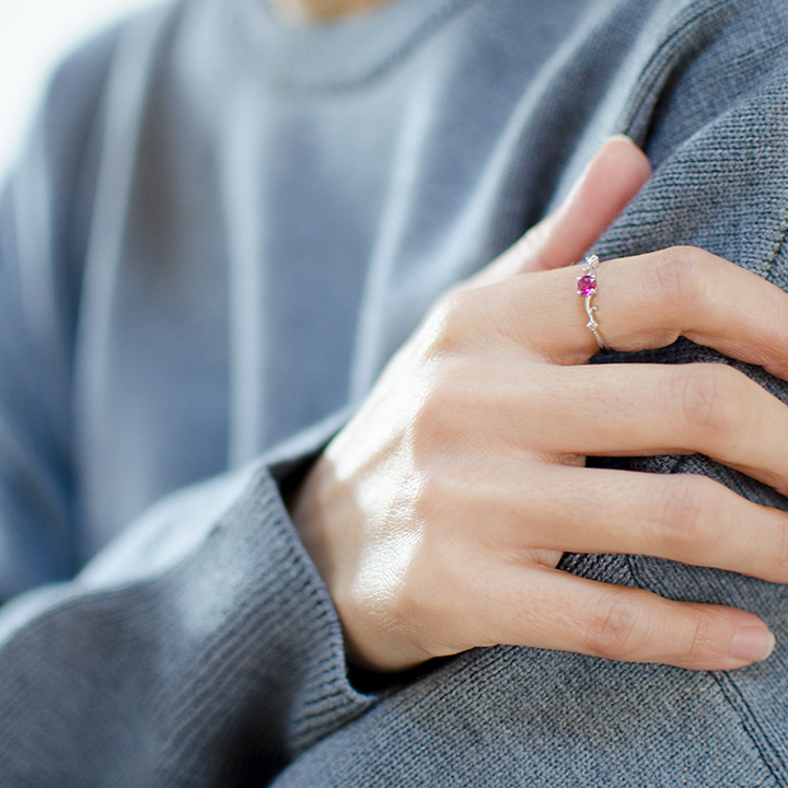 umu -アム- FINE JEWELRY STUIDIOルベライト ダイヤモンド リングkk0494_i3.jpg