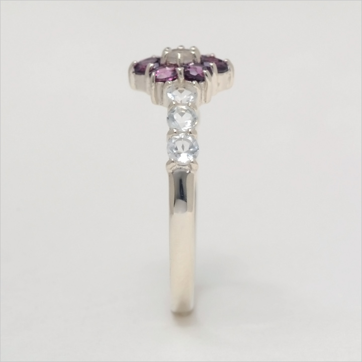 umu -アム- FINE JEWELRY STUIDIOロードライトガーネット ホワイトトパーズ リングkk0497_y.jpg