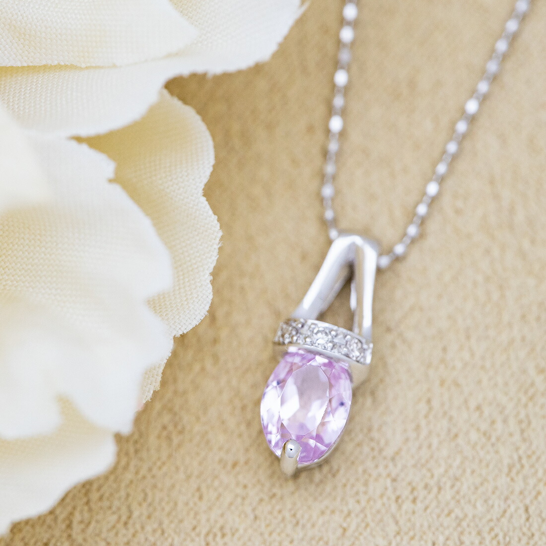 umu -アム- FINE JEWELRY STUIDIOクンツァイト ダイヤモンド ペンダントトップkk0499_1.jpg