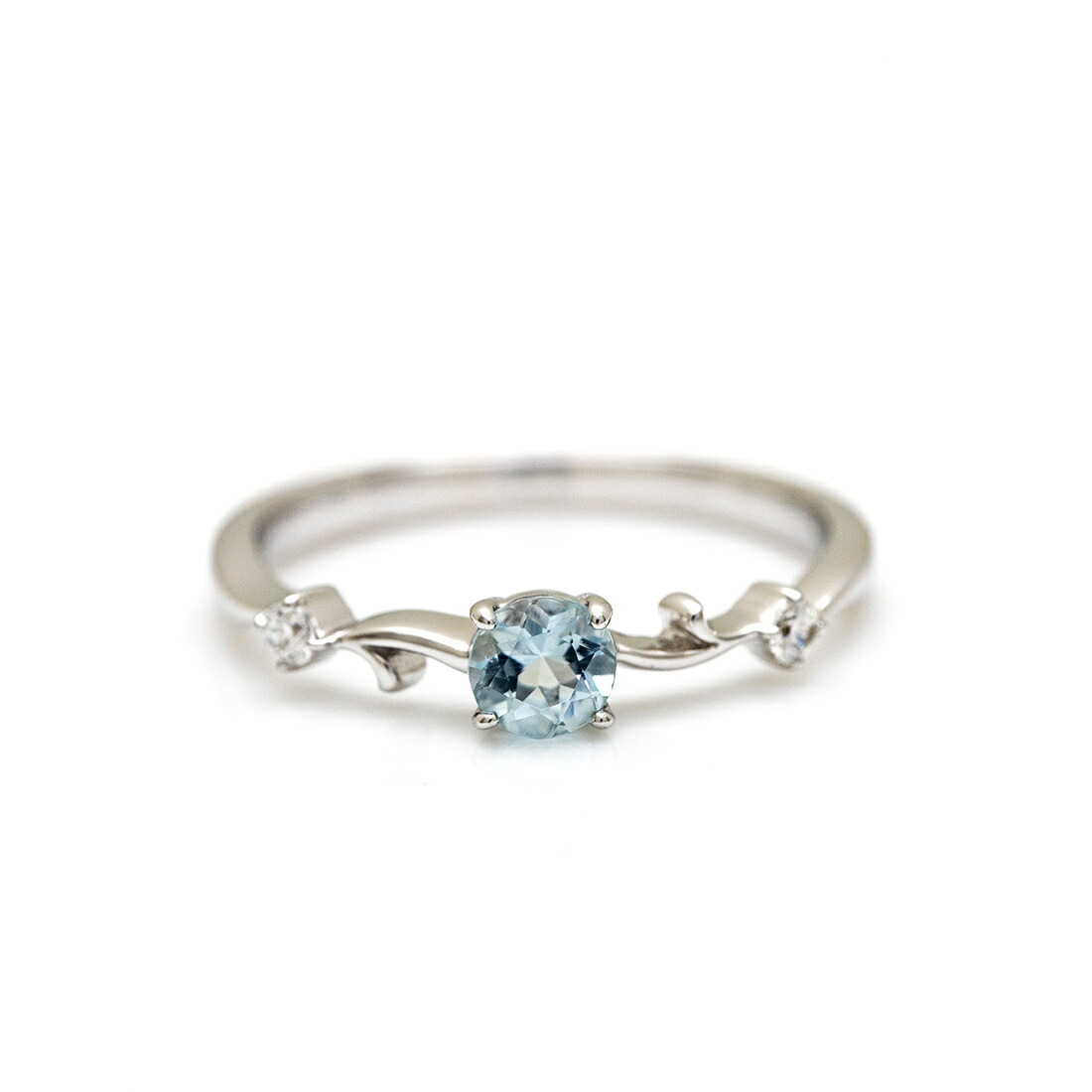 umu -アム- FINE JEWELRY STUIDIOアクアマリン ダイヤモンド リングkk0505_m.jpg