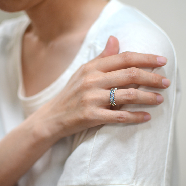 K10 グラデーションカラー リング[商品番号:KK0507] | umu -アム- FINE