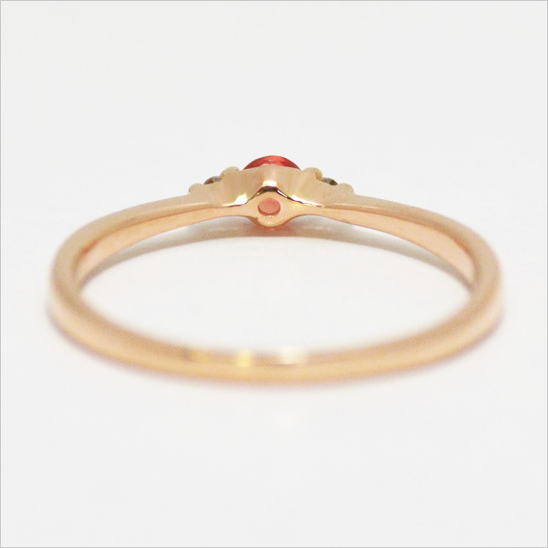 umu -アム- FINE JEWELRY STUIDIOオレンジサファイア ダイヤモンド リングkk0510_u.jpg