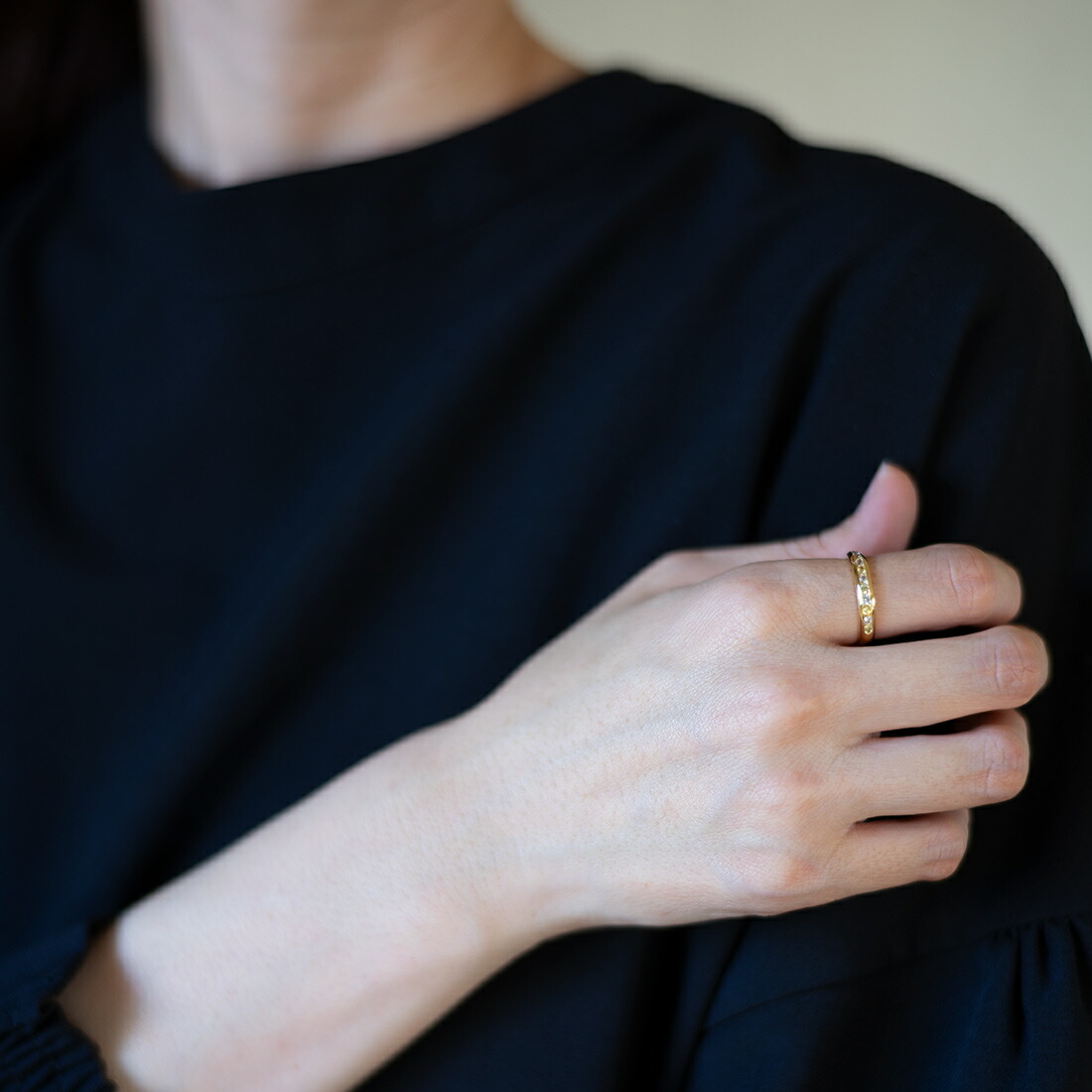 umu -アム- FINE JEWELRY STUIDIOイエローサファイア ホワイトサファイア リングkk0511_i3.jpg